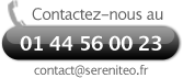 Sereniteo - Contactez-nous par telephone ou par email